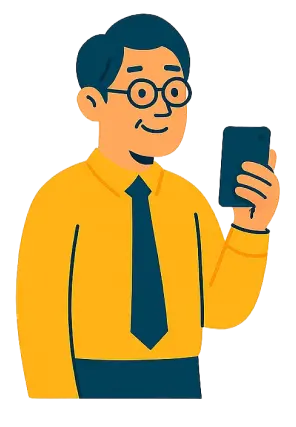 Business man on his phone